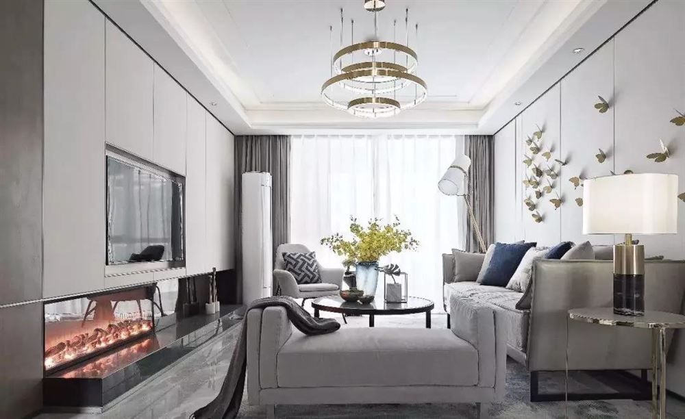 佛山市時代愛車小鎮(佛山)現代簡約風格三居室裝修案例