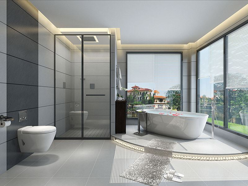 自貢市大佛路社區(qū)輕奢風(fēng)格別墅裝修案例