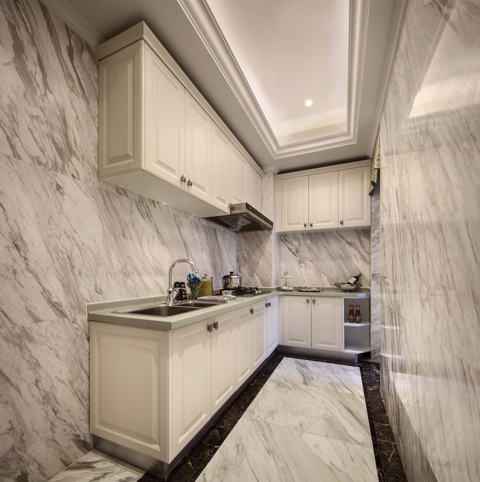 歐式風(fēng)格家裝設(shè)計(jì)室內(nèi)裝修效果圖-廚房 歐式風(fēng)格家裝設(shè)計(jì)室內(nèi)裝修效果圖-廚房