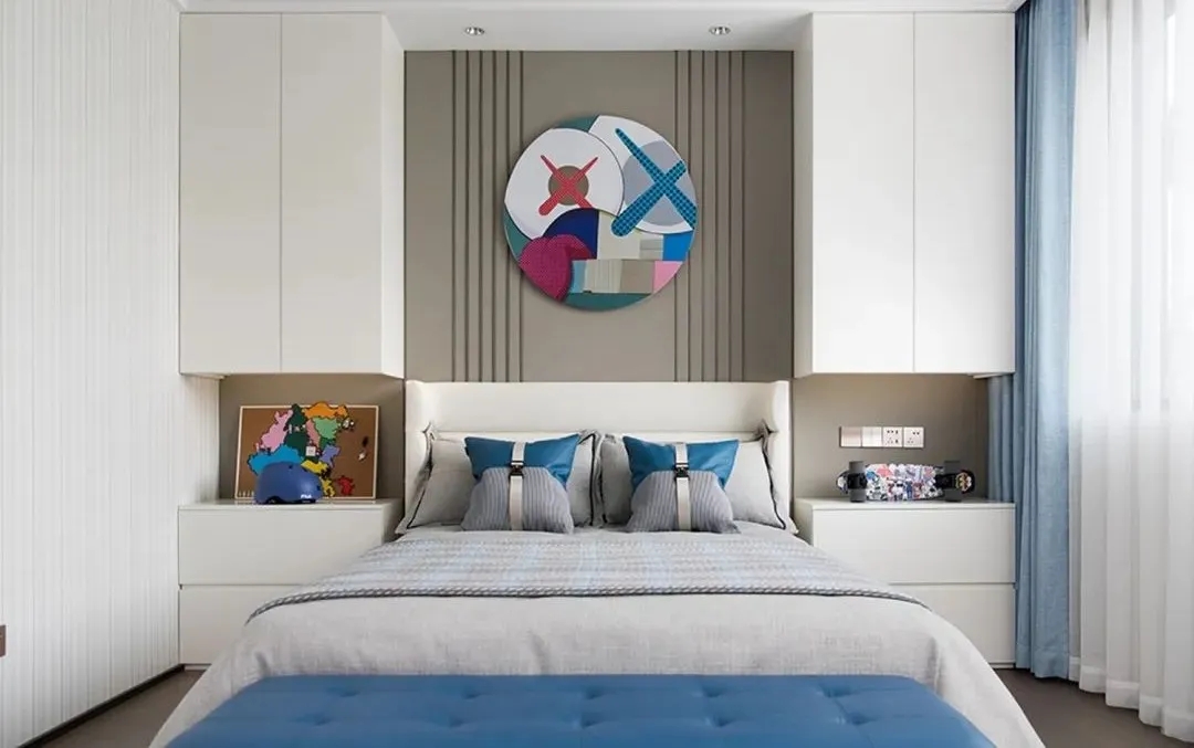 現代簡約風格室內設計家裝案例-次臥 現代簡約風格室內設計家裝案例-次臥