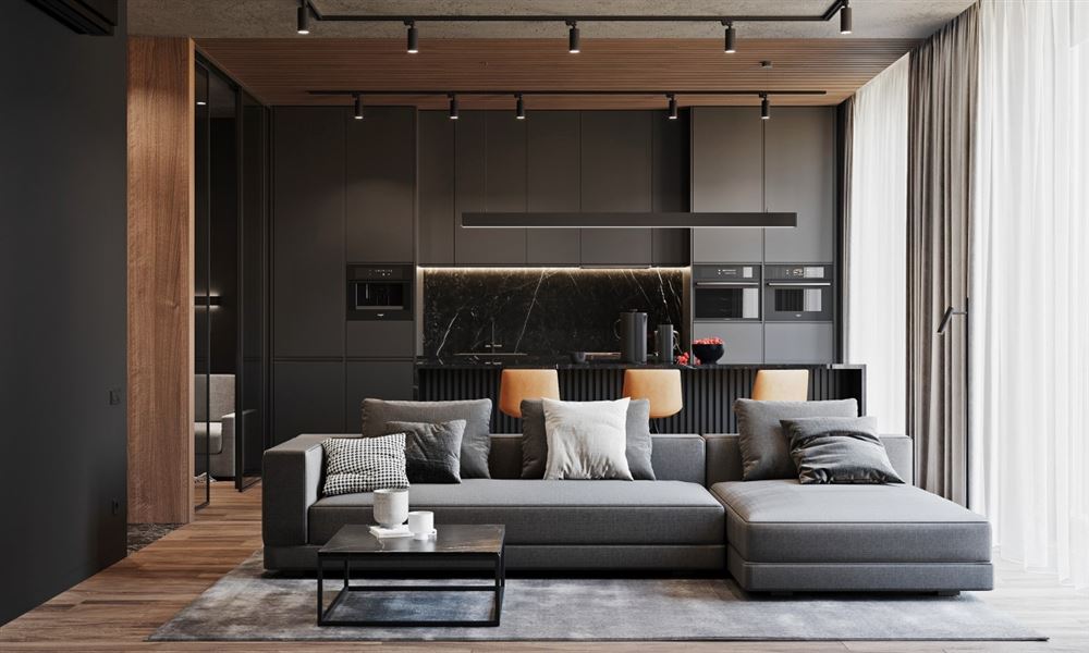 佛山市綠城·桂語(yǔ)蘭庭現(xiàn)代簡(jiǎn)約風(fēng)格四居室裝修案例