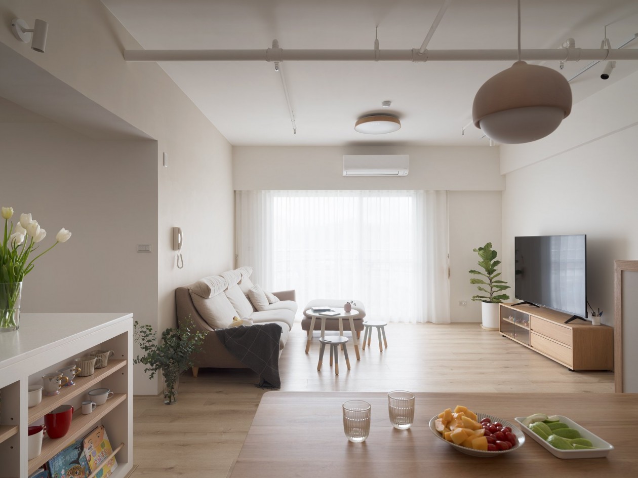 日式簡約風格室內設計家裝案例-客廳 日式簡約風格室內設計家裝案例-客廳