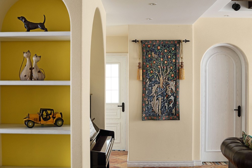 美式田園風格室內家裝案例效果圖-走廊 美式田園風格室內家裝案例效果圖-走廊