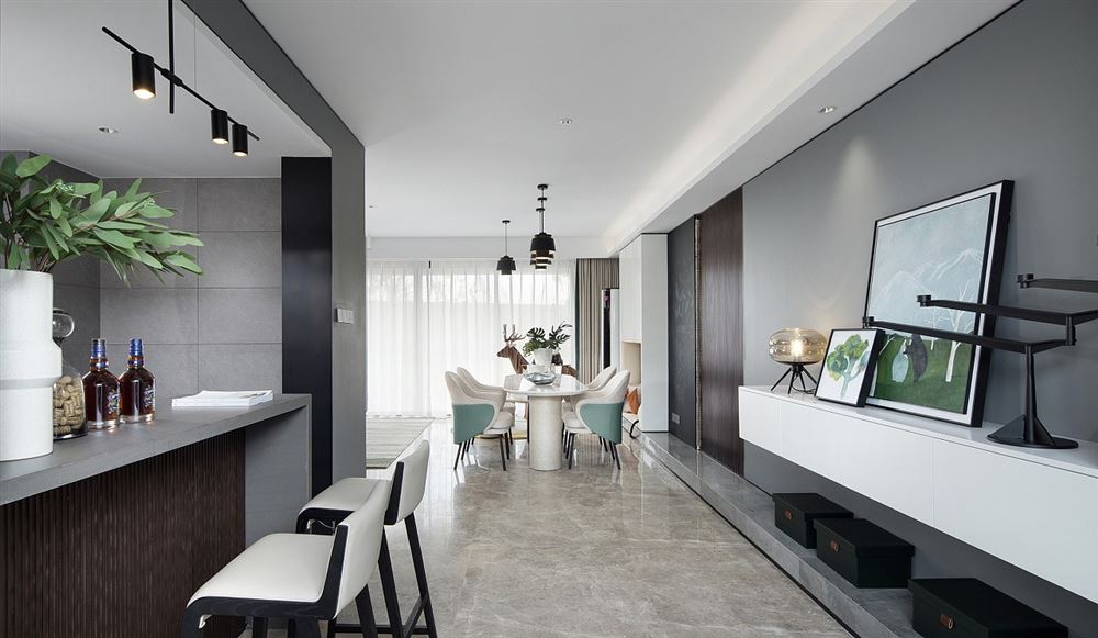 茂名市東匯城現(xiàn)代簡(jiǎn)約風(fēng)格三居室裝修案例