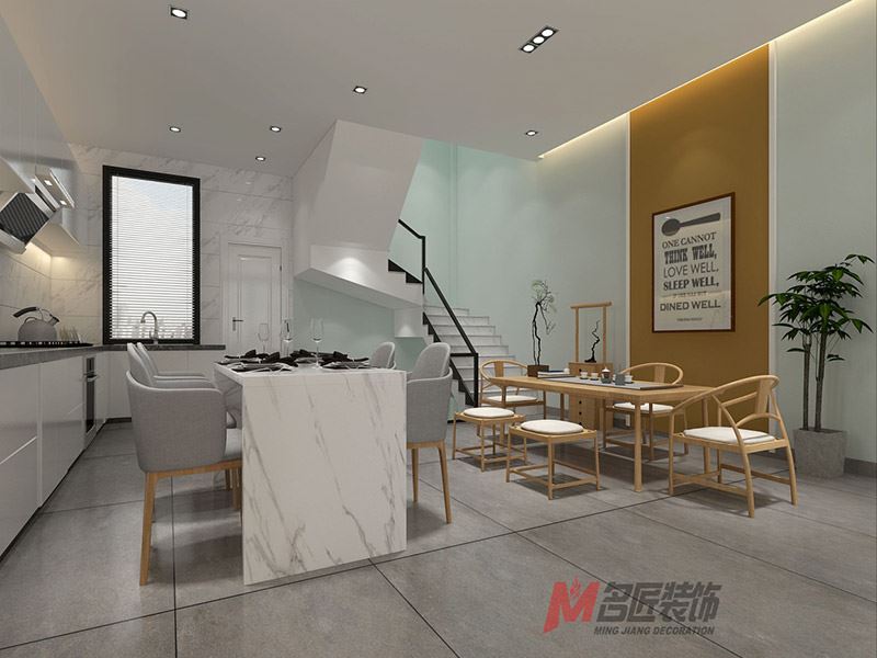 臺(tái)州市天嶺·春江花苑北歐風(fēng)格別墅裝修案例