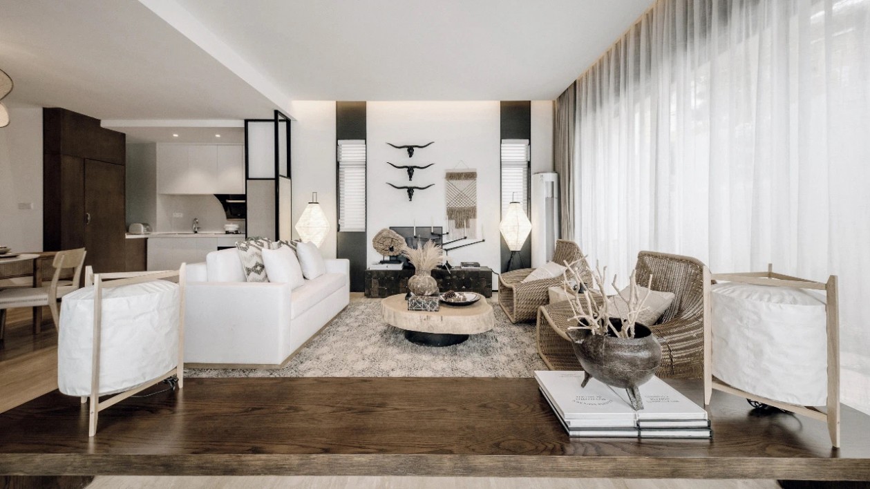 現(xiàn)代自然風(fēng)格室內(nèi)家裝案例效果圖-客餐廳 現(xiàn)代自然風(fēng)格室內(nèi)家裝案例效果圖-客餐廳