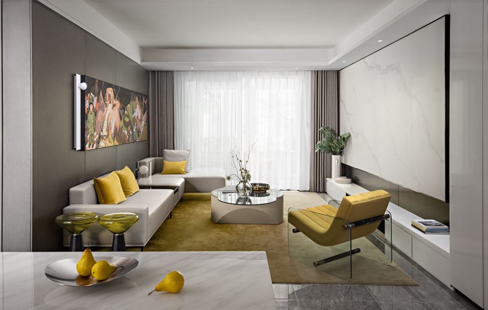 佛山市保利閱江臺其他三居室裝修案例