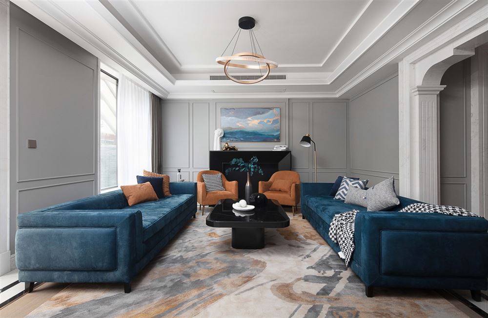 廣州市保利天悅輕奢風(fēng)格三居室裝修案例