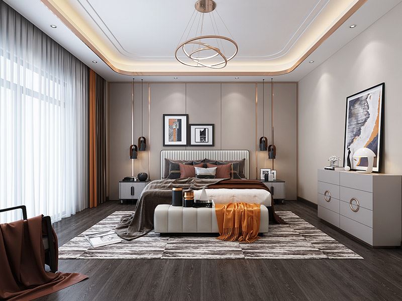 楚雄彝族自治州百水巷60號院輕奢風格別墅裝修案例