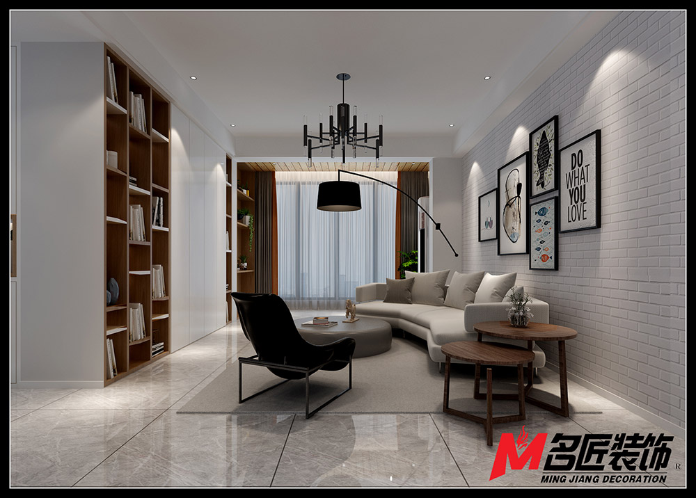 景都佳苑二居105平米北歐風格裝修案例-客廳 景都佳苑二居105平米北歐風格裝修案例-客廳