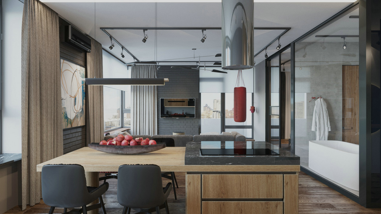 佛山裝修公司北歐風格室內裝修效果圖-餐廳 佛山裝修公司北歐風格室內裝修效果圖-餐廳