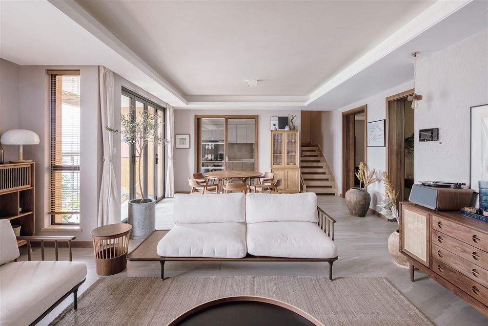 江門市明翠新村現代簡約風格四居室裝修案例