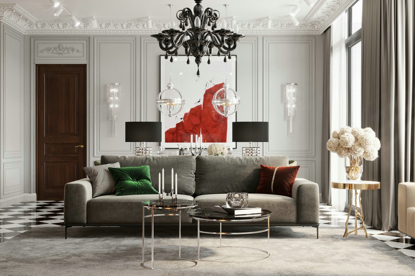 佛山裝修公司歐式風格室內(nèi)裝修效果圖-客廳 佛山裝修公司歐式風格室內(nèi)裝修效果圖-客廳