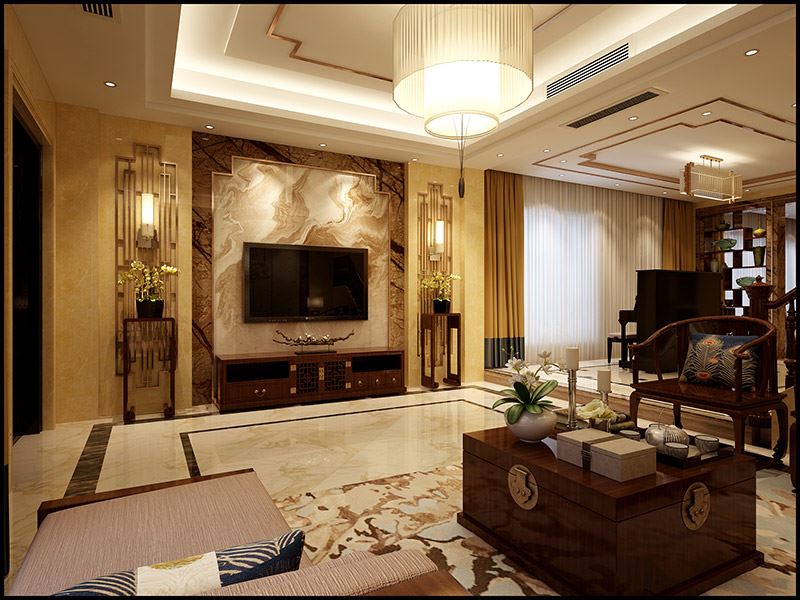 佛山市中建順控·云熙悅城新中式風(fēng)格別墅裝修案例