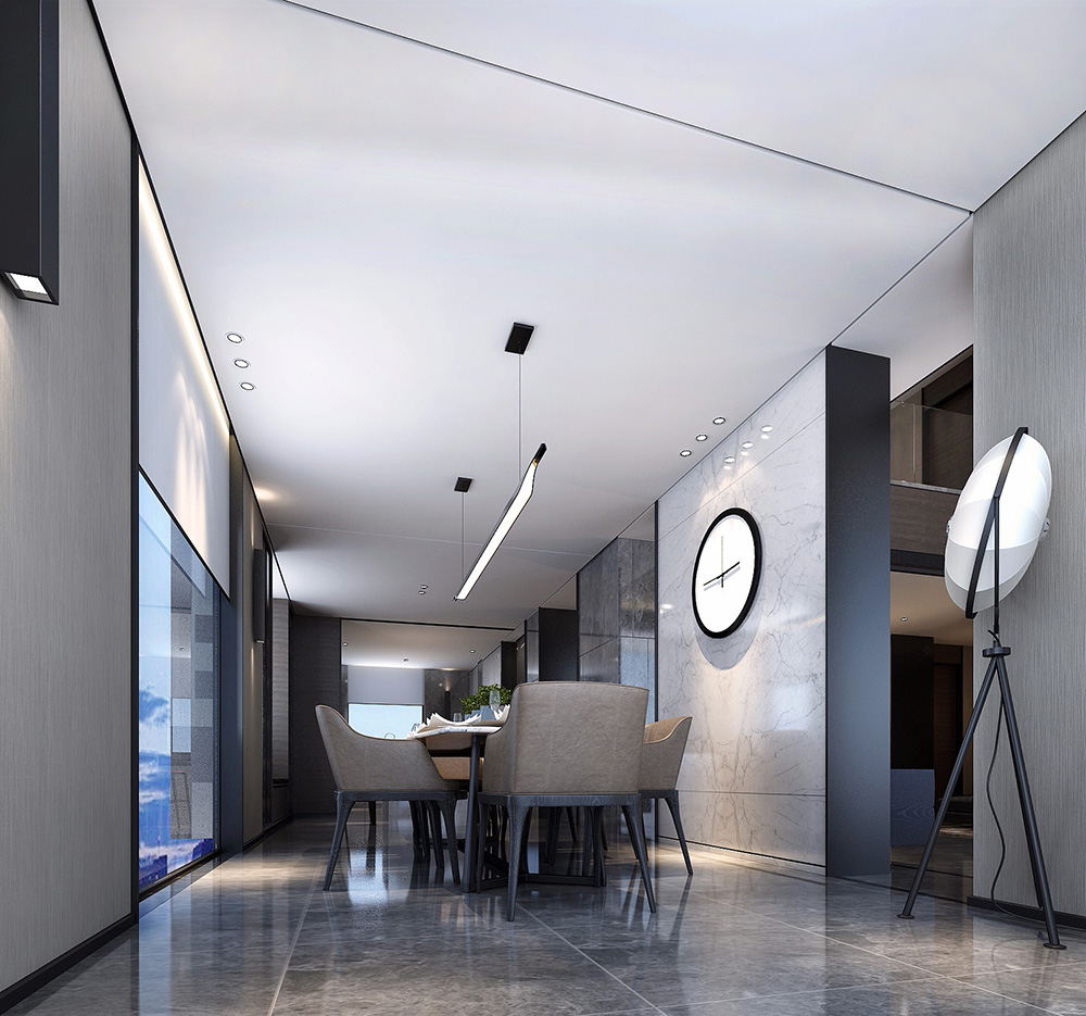 黑白灰現(xiàn)代簡(jiǎn)約風(fēng)格室內(nèi)裝修效果圖-佛山天湖酈都別墅420平米-別墅餐廳裝修 黑白灰現(xiàn)代簡(jiǎn)約風(fēng)格室內(nèi)裝修效果圖-佛山天湖酈都別墅420平米-別墅餐廳裝修