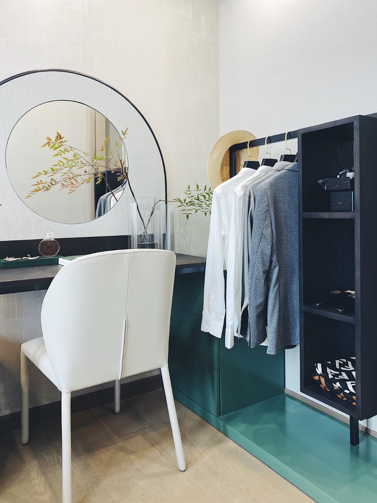 現代輕奢風格室內設計家裝案例-梳妝臺 現代輕奢風格室內設計家裝案例-梳妝臺