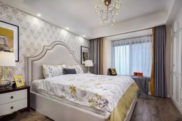 現(xiàn)代簡約風(fēng)格家裝設(shè)計室內(nèi)裝修效果圖-主臥 現(xiàn)代簡約風(fēng)格家裝設(shè)計室內(nèi)裝修效果圖-主臥