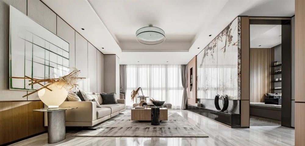 佛山市廣佛新世界花園洋房現(xiàn)代簡約風(fēng)格三居室裝修案例