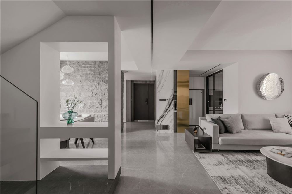 湛江市金科世家輕奢風格別墅裝修案例