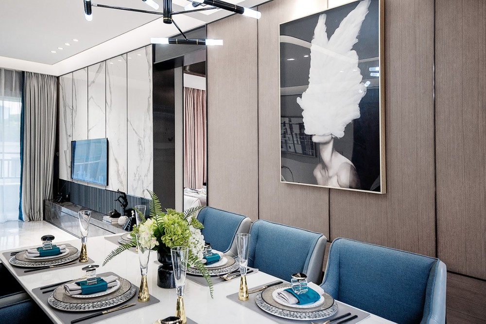 現(xiàn)代簡約風(fēng)格室內(nèi)設(shè)計家裝案例-餐廳 現(xiàn)代簡約風(fēng)格室內(nèi)設(shè)計家裝案例-餐廳