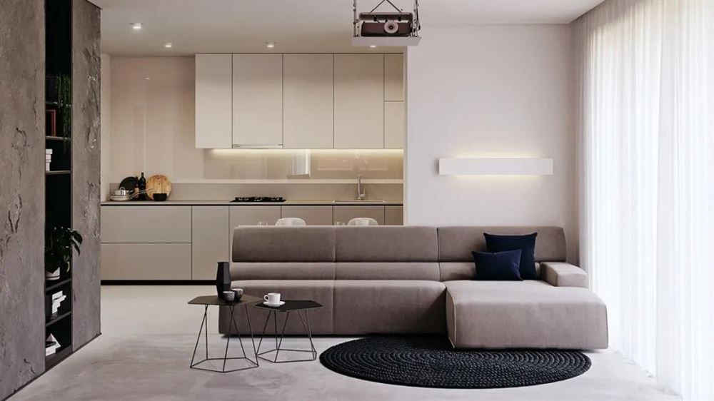 江門市鶴山新華城現代簡約風格三居室裝修案例