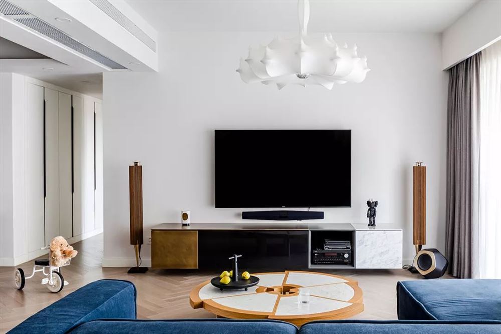 汕頭市海灣一城時代花園現代簡約風格三居室裝修案例