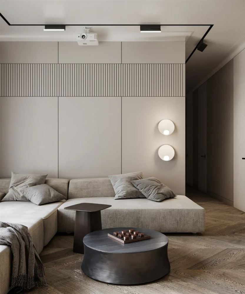 廣州市棠德花園現代簡約風格三居室裝修案例