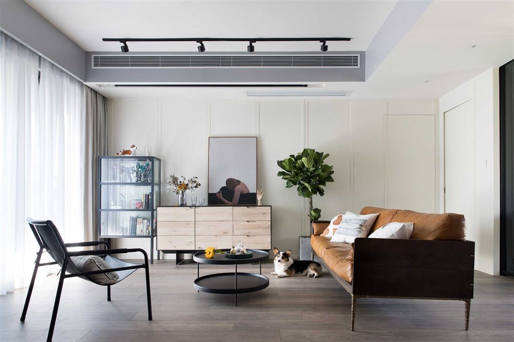 廣州市翠城花園美式風格三居室裝修案例