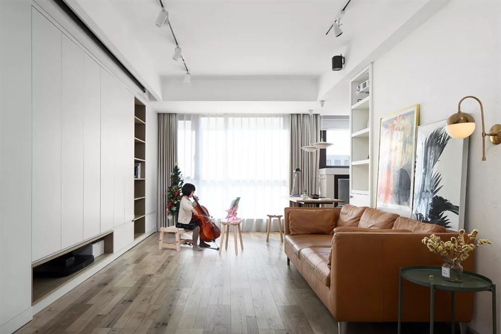 廣州市珠光御景壹號北歐風格三居室裝修案例