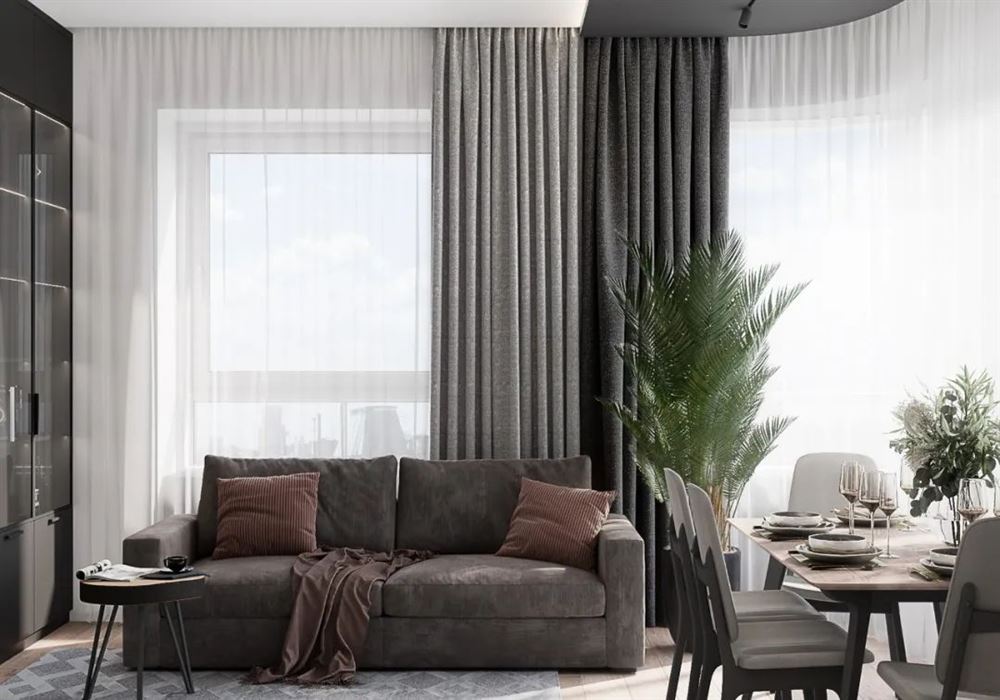 廣州市翠城花園輕奢風格三居室裝修案例