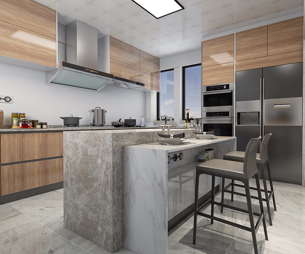 現(xiàn)代輕奢風(fēng)格別墅裝修效果圖-佛山燈湖領(lǐng)秀別墅350平米-別墅廚房裝修 現(xiàn)代輕奢風(fēng)格別墅裝修效果圖-佛山燈湖領(lǐng)秀別墅350平米-別墅廚房裝修