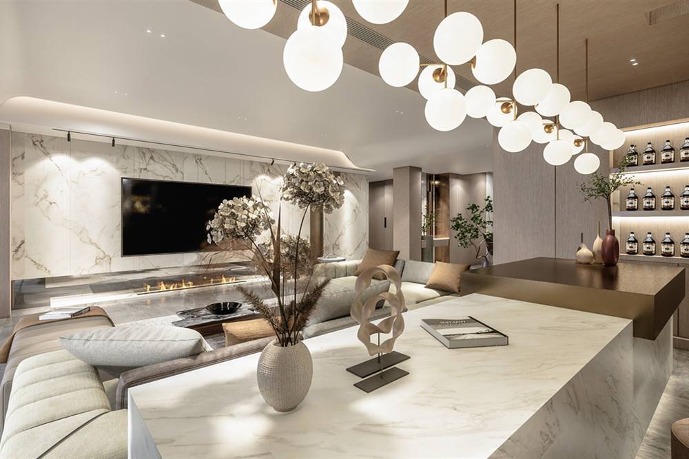 汕頭市寰宇天下花園現(xiàn)代簡約風(fēng)格四居室裝修案例