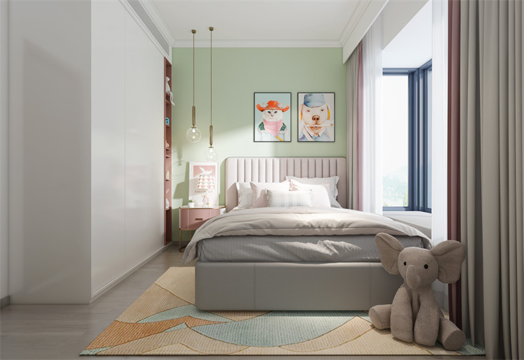 廣州市云東小區(qū)新中式風(fēng)格四居室裝修案例