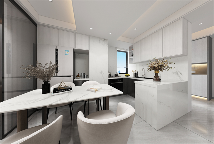 廣州市華南新城現代簡約風格三居室裝修案例