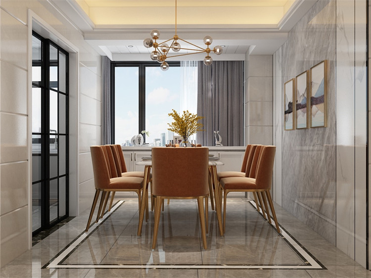 廣州市利海托斯卡納現代簡約風格五居室裝修案例