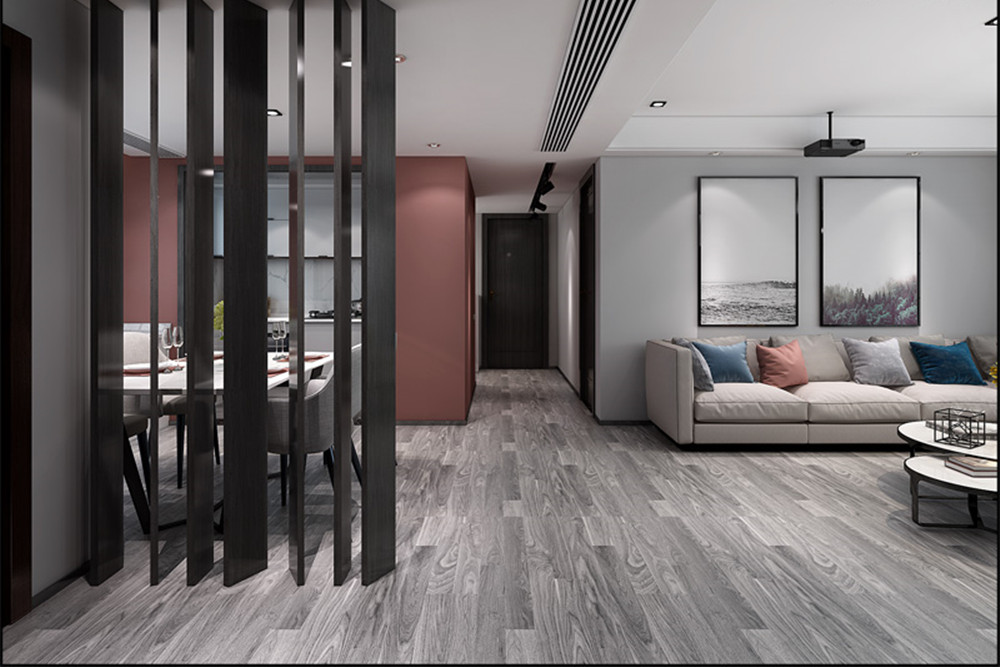 合肥市綠城·廬境桃源現(xiàn)代簡約風(fēng)格三居室裝修案例