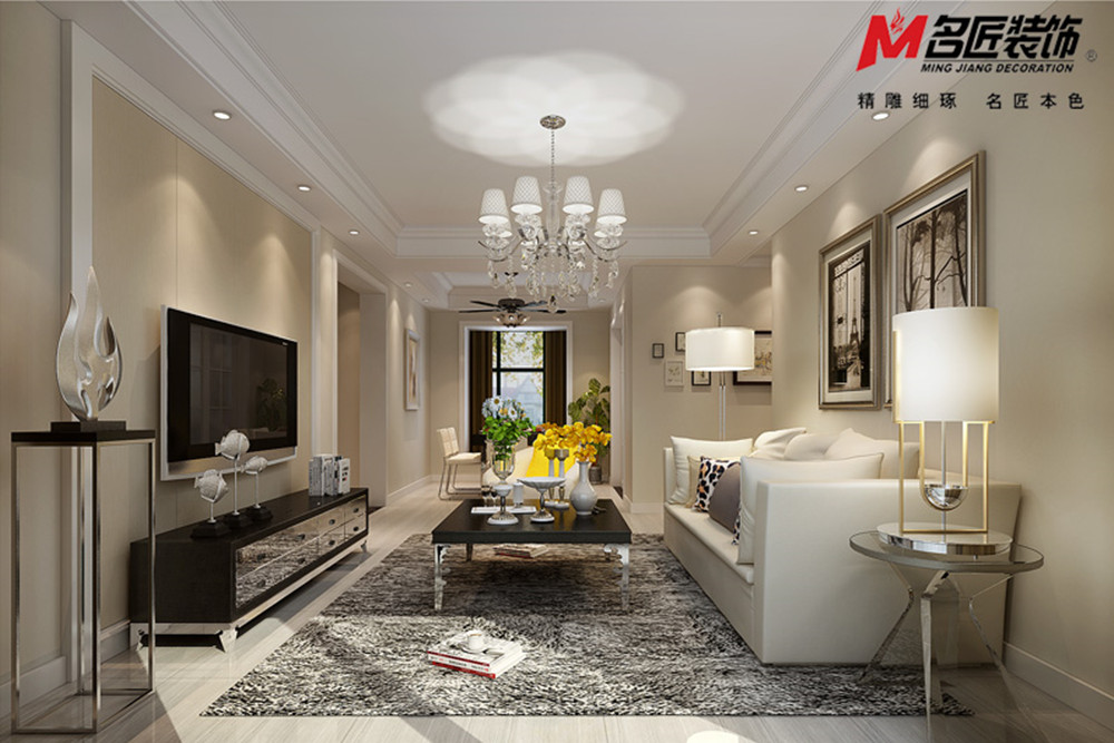 合肥市龍湖怡康·湖城大境現(xiàn)代簡約風(fēng)格三居室裝修案例