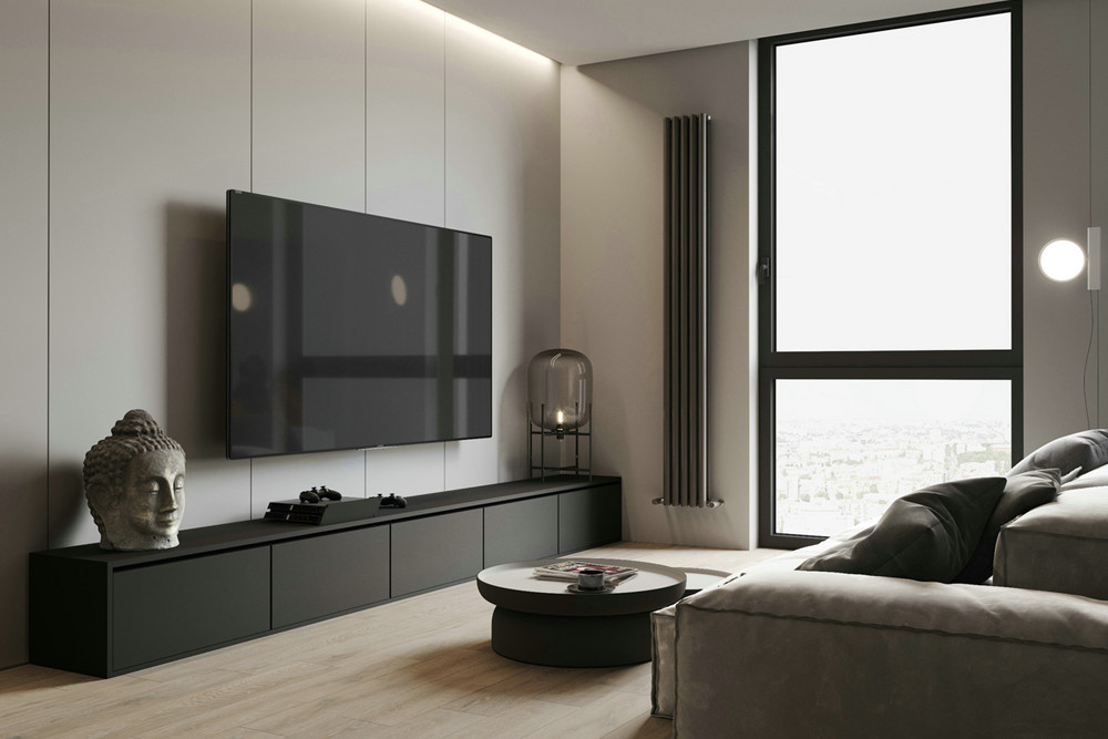 嘉興市濱海之星現代簡約風格二居室裝修案例