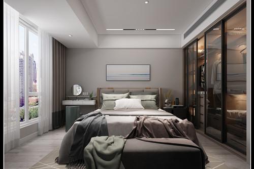 玉林市美家園現(xiàn)代簡約風(fēng)格三居室裝修案例