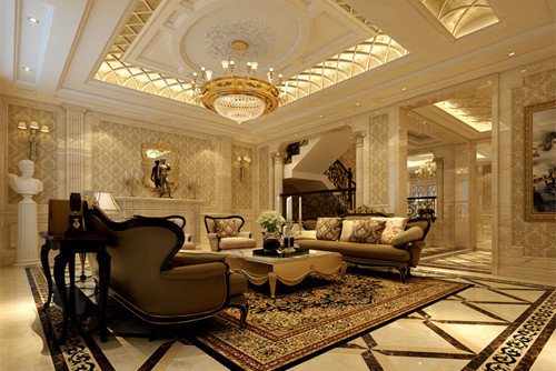 玉林市歐景嘉園歐式風格別墅裝修案例