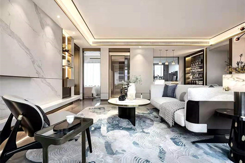 梧州市博愛新苑輕奢風格四居室裝修案例