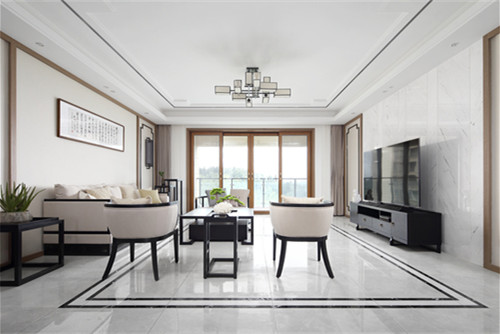 德陽市濱湖.之春新中式風(fēng)格別墅裝修案例