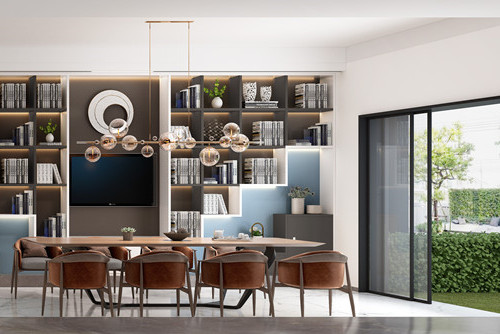 德陽市溫莎湖畔現(xiàn)代簡(jiǎn)約風(fēng)格三居室裝修案例