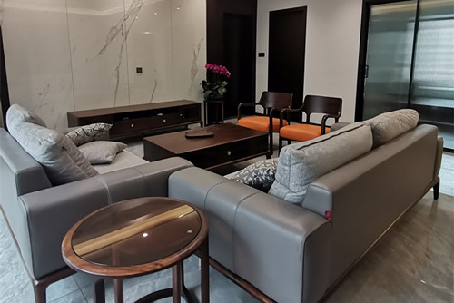 德陽市7號安置點現代簡約風格三居室裝修案例