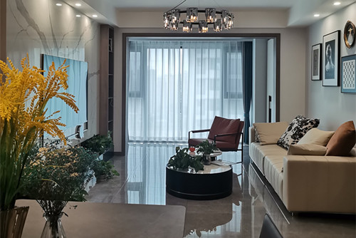 德陽市濱湖.之春現(xiàn)代簡約風(fēng)格三居室裝修案例