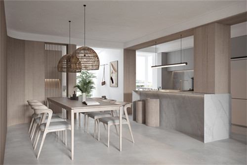 德陽市34號小區現代簡約風格三居室裝修案例