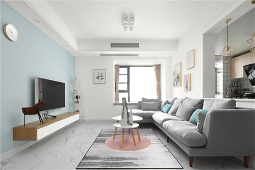 德陽市天悅灣.北歐風(fēng)格三居室裝修案例