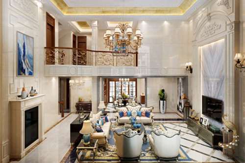 茂名市碧水灣歐式風格別墅裝修案例