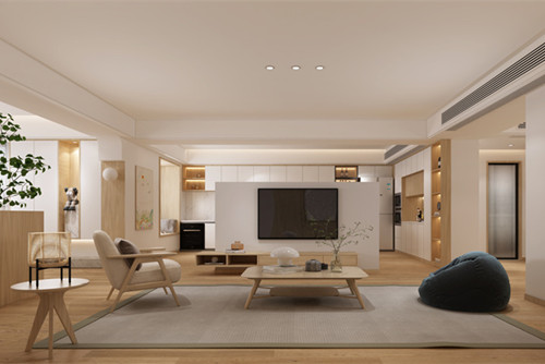 潮州市邦妮花園現(xiàn)代簡約風(fēng)格三居室裝修案例