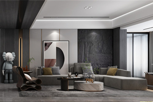 潮州市安盛花苑現代簡約風格三居室裝修案例